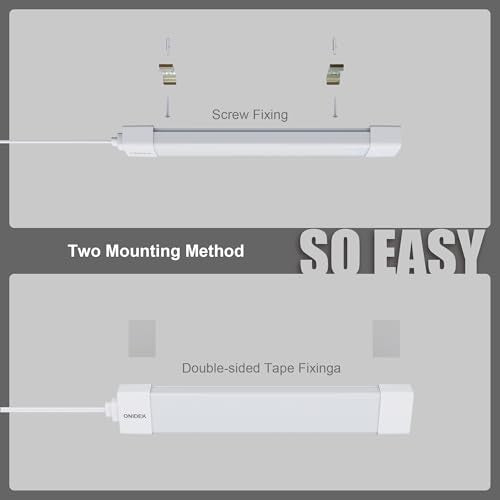 LED Tube Light Fixture with Plug Under Cabinet Lighting Dimming - Image 7