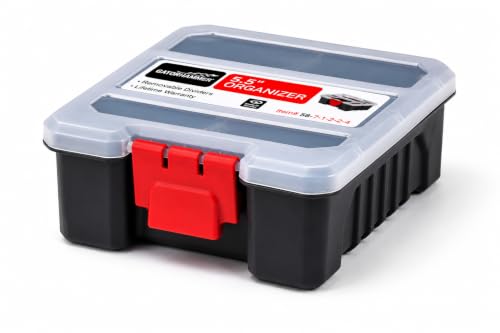 Mini Parts Organizer Box – Small Hardware Storage Case with 6 - Image 2