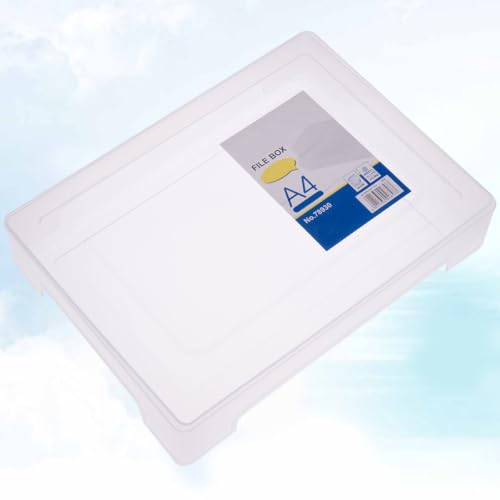 Transparent Pp File Storage Box A4 12.59 X 9.25 X 2.51 in - Image 6