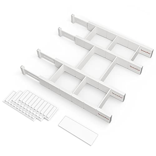 SpaceAid Bamboo Drawer Dividers with Inserts and Lab | All Products - Image 2