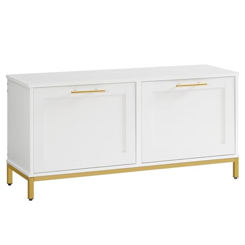 HOOBRO Shoe Bench with Storage, Shoe Storage Bench with 2 - Image 2
