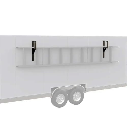 2 Rack Heavy Duty Side Mount Trailer Ladder Rack | Garage Storage - Image 3