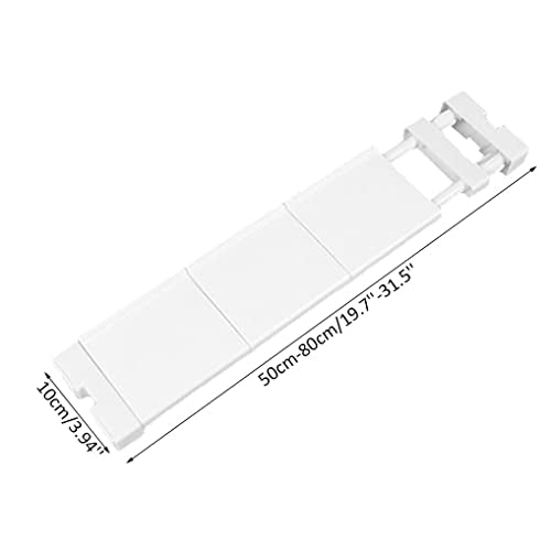 Expanding Narrow Closet Shelf Tension Rod Slim Cupboard Divider - Image 4