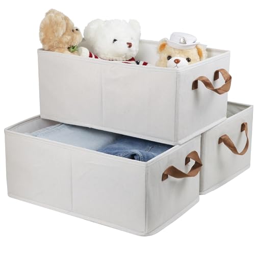 Fordonral Pack of 3 Large Capacity Storage Bins Closet - Image 2
