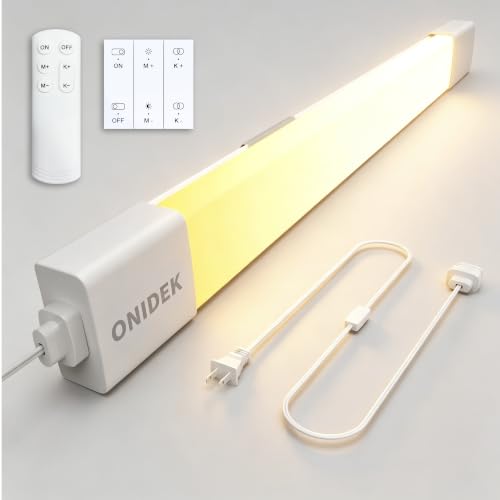 LED Tube Light Fixture with Plug Under Cabinet Lighting Dimming - Image 2