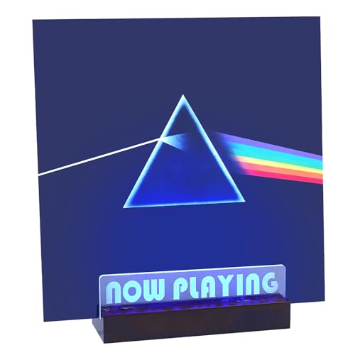 Now Playing Vinyl Record Stand - LED Light Vinyl Record - Image 2