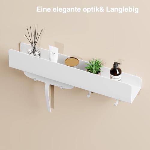 REKITA No Drill Shower Shelf Organizer, 40cm Stainless Steel - Image 7