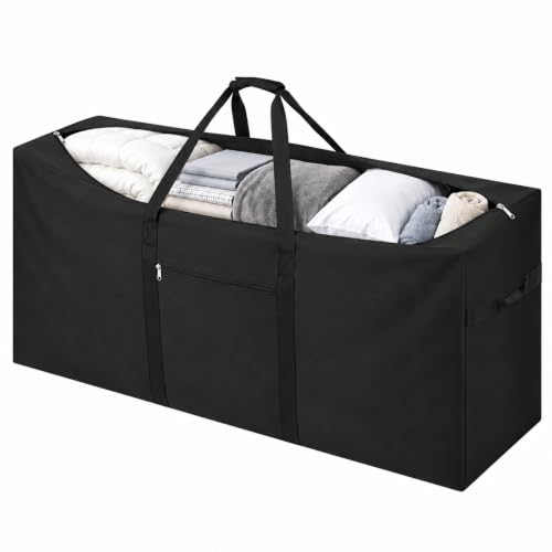 1 Pcs 50 x 15 x 25 Inch, 304 L Large Storage Duffle Bag Black - Image 2