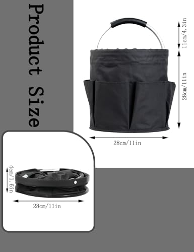 Cleaning Caddy with Handle, for Cleaning Supplies Organizer - Image 3