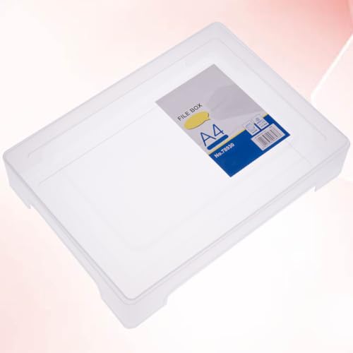 Transparent Pp File Storage Box A4 12.59 X 9.25 X 2.51 in - Image 4