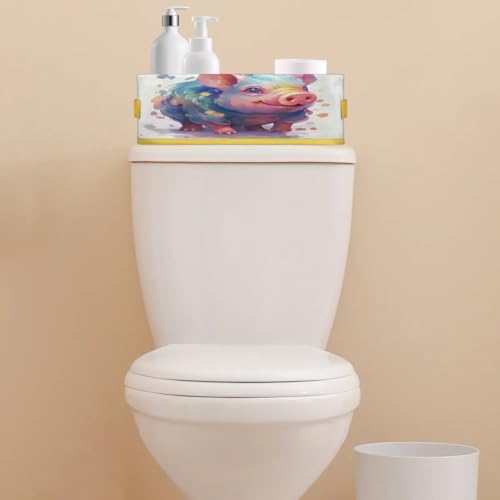 Animal Pig Dirty Bathroom Storage Basket, Foldable with Handle - Image 6