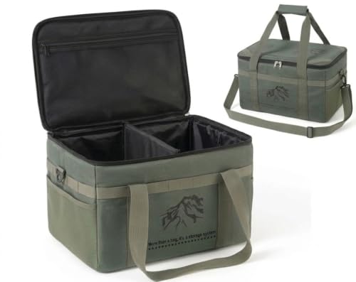 36L Multi-Functional Waterproof Camping Storage Box, Army Green - Image 2