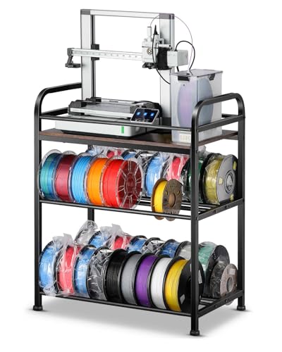 3D Printer Filament Storage Rack - Rolling Spool Holders - Image 2