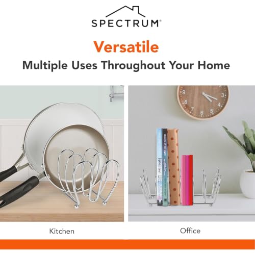 Spectrum Kitchen Cabinet Organizer Rack for Pots Pans and Lids - Image 7
