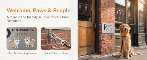 Dog Wall Hook – Wall Mount Dog Leash Holder(Rust-Resistant Alloy - Image 8