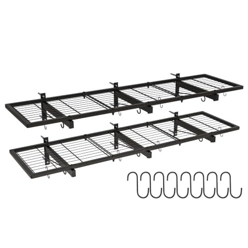 2 Pack Garage Wall Shelves, 46"X 12.5" Garage Shelving - Image 2