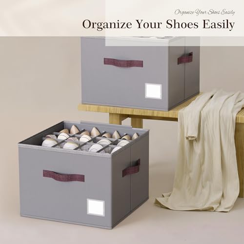 Shoe Organizer for Closet, 3 Pack Shoe Organizer | Home Organization - Image 8
