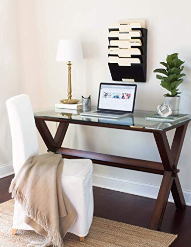 Wallniture Lisbon 15-Tier Wall Mounted File Holder and Desk - Image 3