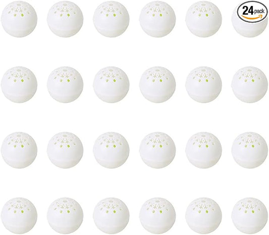 LUOZZY 24 Pcs Shoe Deodorizer Balls Sneaker Odor Shoe Aroma Ball Remover for Refreshing Sneakers Gym Bags Lockers