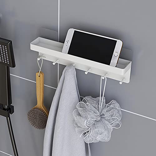 6 Hooks Key Holder for Wall, Mail Organizer Wall Mount with Key - Image 6