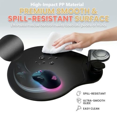 MAX SMART Clamp on Mouse Platform, Clip on Mouse Pad - Image 6