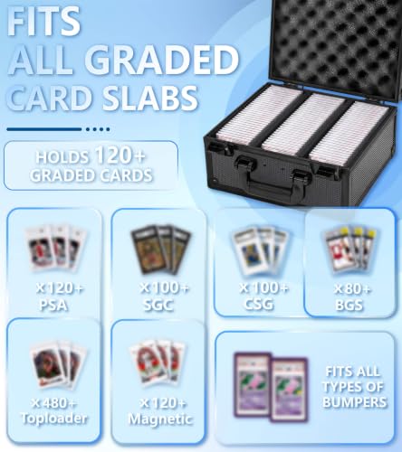 Graded Card Case, Storage Organizer Box for Sports Trading - Image 5