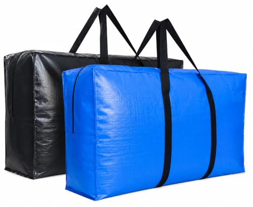 60 Gallon Extra Large Storage Bags Bins, Giant XXL Moving - Image 2