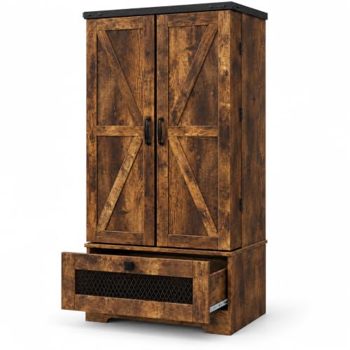 Sewing Cabinet with Storage, 47" Tall Craft Organizer - Image 7