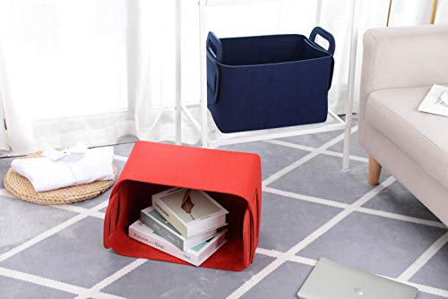 Minoisome Storage Basket Felt Storage Bin Collapsible& Convenient - Image 7