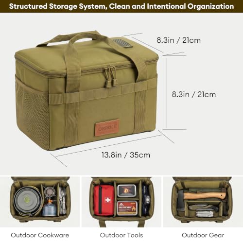 Camping Storage Bag 15L, Premium Camping Tote with Padded - Image 4