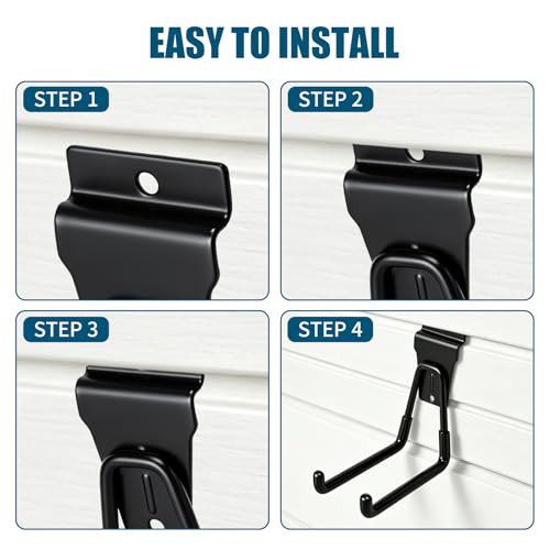 34PCS Slatwall Accessories Set: Baskets, Hooks Set, Screw Bins - Image 5