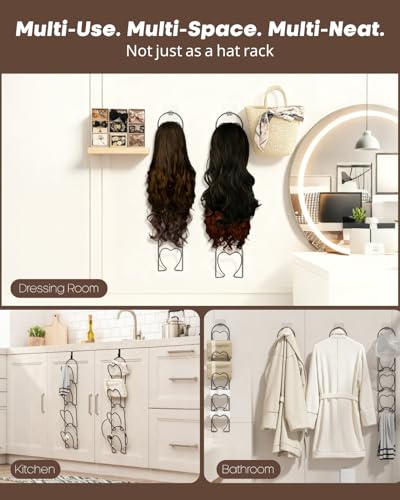 10 Pack Hat Rack for wall hat Organizer for Baseball caps - Image 6