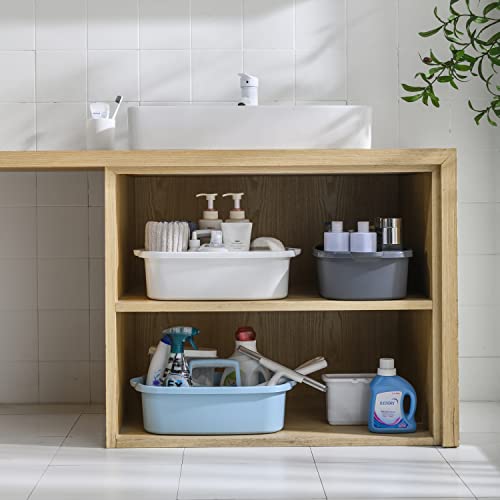 Haundry Large Cleaning Supplies Caddy with Handle, Plastic - Image 5