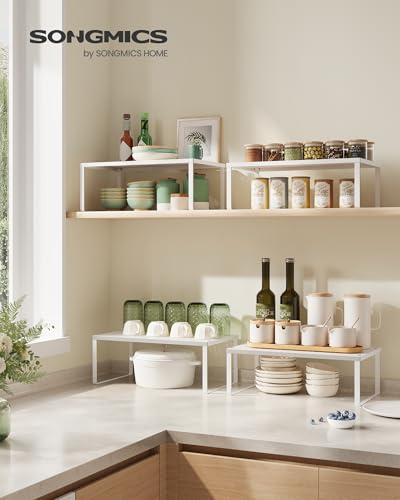 SONGMICS Set of 2 Metal Spice Racks, Stackable Expan | All Products - Image 3