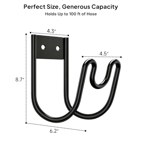 TomCare 2 Pack Garden Hose Holder Wall Mount, Water Hose - Image 3