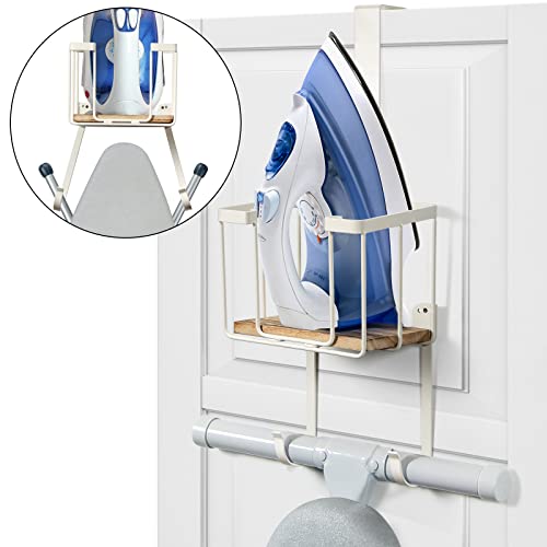 TJ.MOREE Over The Door/Wall Mount Ironing Board Hanger - Image 2