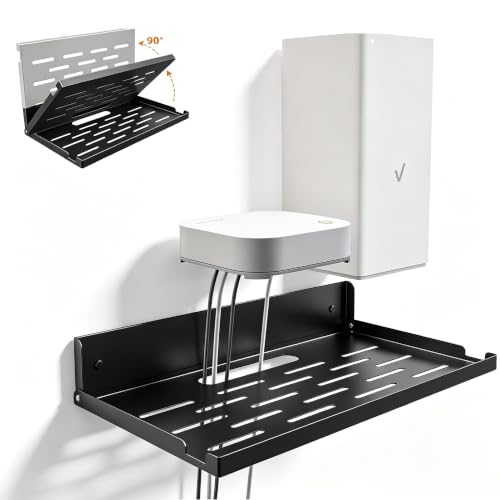 Foldable Wall Mount Router Shelf 14" W x 8" D Metal | All Products - Image 2