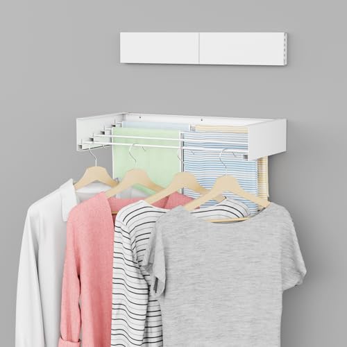 Wall Mounted Drying Rack, 23.6" Foldable Clothes Drying - Image 2