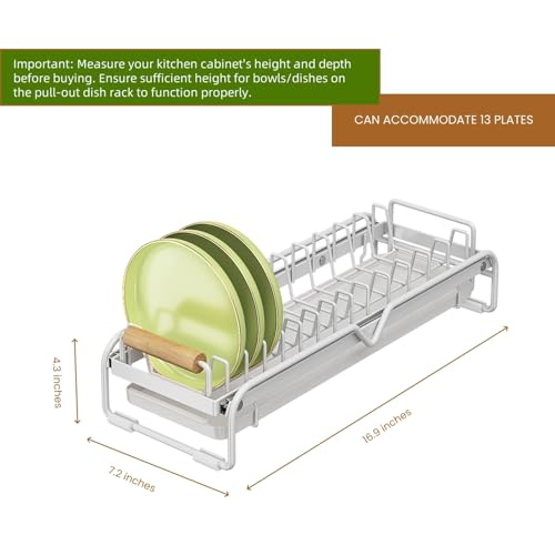 Pull-Out Double/Single Tier Dish Rack for Cupboard, | All Products - Image 4