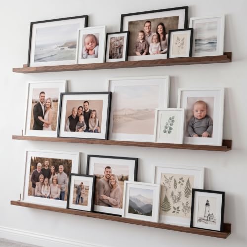 WOPITUES Floating Shelves for Wall, 36" Picture Ledge Shelf - Image 6
