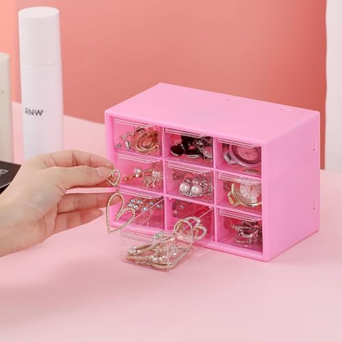 Small Drawer Organizer for Desk, 7.1" x 3. 8" x 4.6" Mini Desktop - Image 3