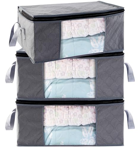 Storage Clothes Bins Closet Bags - 35L Containers Organizer Boxes - Image 3