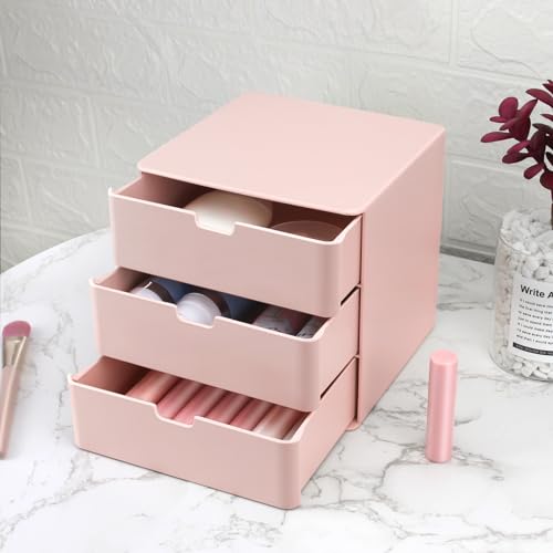 3-Drawer Vanity Organizer, Compact Storage Organization Drawers - Image 5