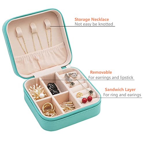 TRODANCE Mini Jewelry Travel Case, Small Portable Jewellry - Image 5