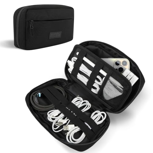 GOX Travel Cable Organizer Bag, Small Tech Pouch for Electronics - Image 2