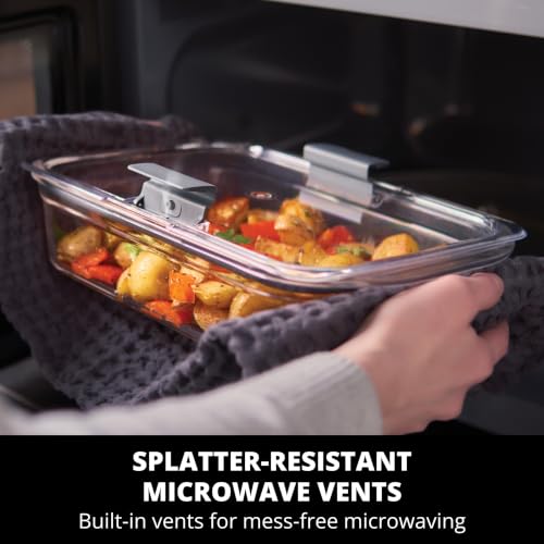 Rubbermaid Brilliance Glass Food Storage Containers, 3.2 Cup - Image 5