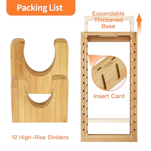 Bamboo Pots and Pans Organizer under Cabinet - Image 5