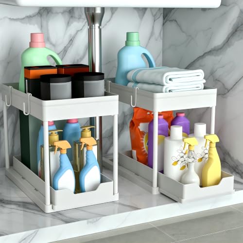DEKAVA Cabinet, 2 Pack Under Sink Organizer - Image 6