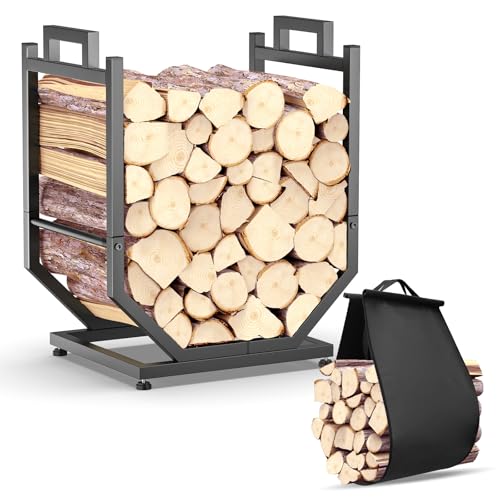 Firewood Rack, Indoor/Outdoor Firewood Holder | Home Organization - Image 5