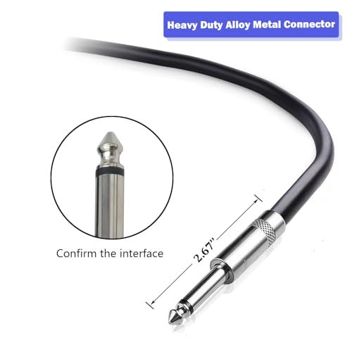 2 Pack 1/4" TS to TS Speaker Cable 50 Feet 12AWG 2 C | All Products - Image 4